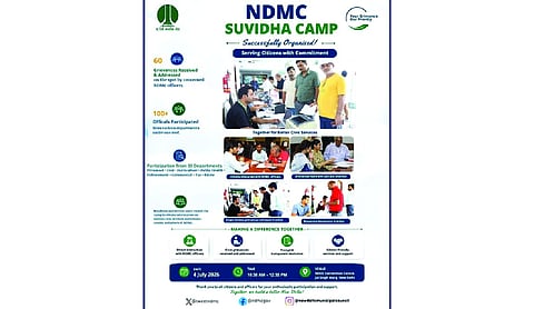 NDMC organises Suvidha Camp to address citizen complaints