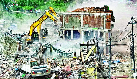 Nepal razes 2,000 illegal buildings in massive Kathmandu drive