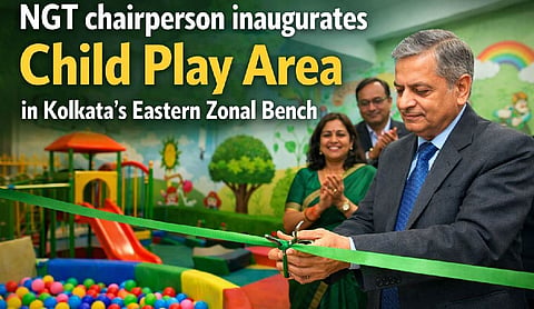 NGT chairperson inaugurates child play area in Kolkata’s eastern zonal bench