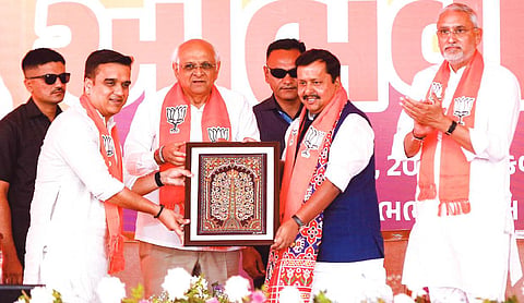 Nitin Nabin slams part-time politicians in Gujarat