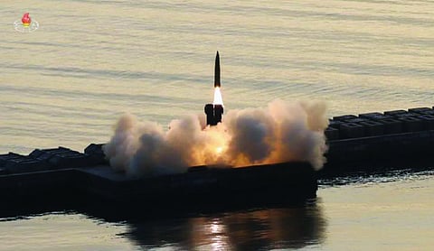 North Korea launches ballistic missile