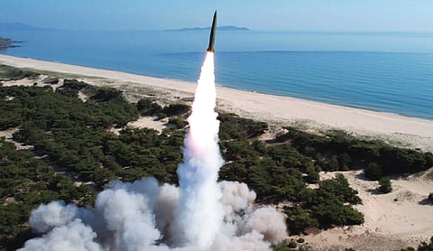 North Korea tests cluster-bomb missiles