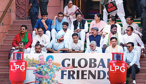 Opposition protest, question PM’s absence from House