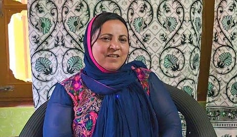 File photo: Jammu and Kashmir Health Minister Sakeena Masood.