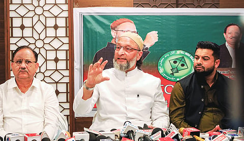 Owaisi slams Gujarat’s UCC Bill; calls it unconstitutional