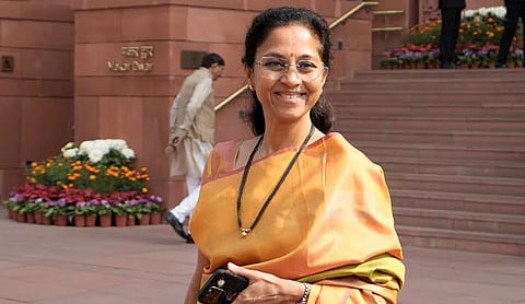 File photo: NCP (SP) leader Supriya Sule, NAGPUR.