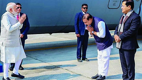 PM makes historic touchdown on NH-37