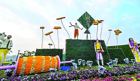 PM Modi hails flower show after two Guinness World Records