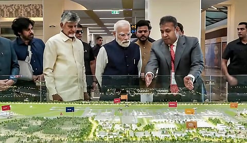 PM Modi inaugurates Rs 5,000 crore Bhogapuram airport in Andhra Pradesh