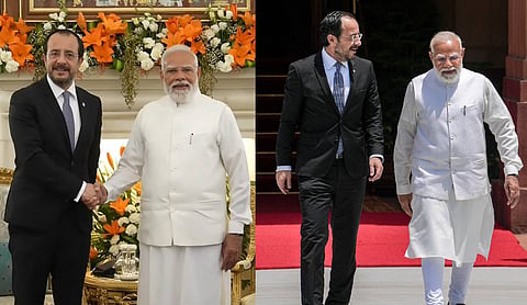 PM Modi meets Cyprus President Nikos Christodoulides, focus on strengthening bilateral ties