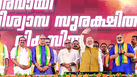 PM starts poll blitz in Kerala, TN with high-voltage rallies