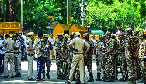 Police step up watch ahead of October 10 protest