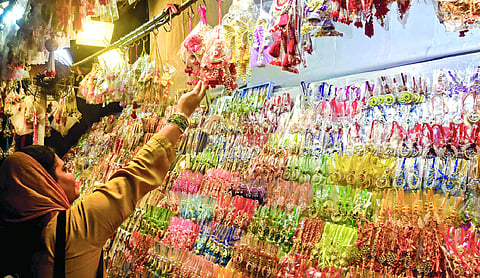 Political slogans meet tradition as rakhis take a swadeshi turn