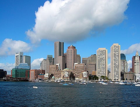 Representational image. File photo (2006). Boston skyline. Photo: Nelson48 / Wikimedia Commons (public domain).