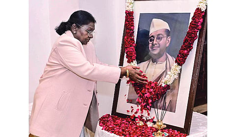 President, PM pays tributes to Netaji on birth anniversary