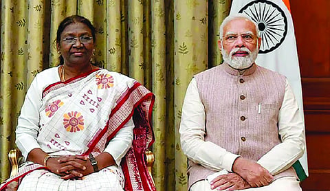 President Murmu hails Modi on becoming longest-serving PM