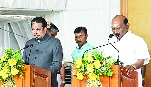 Puducherry cabinet expansion: Three ministers sworn in