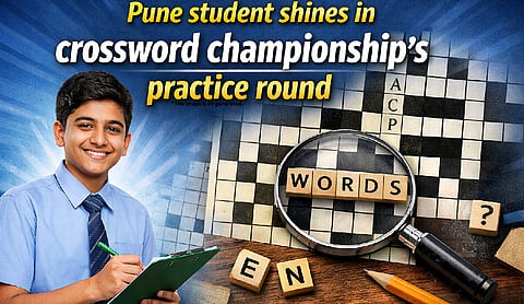 Pune student shines in crossword championship’s practice round