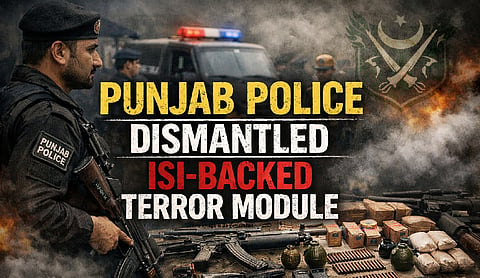 Punjab Police dismantled ISI-backed terror module