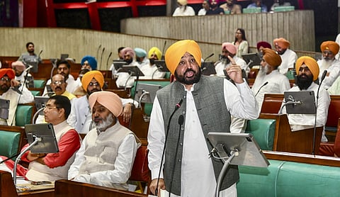 File photo: Punjab Chief Minister Bhagwant Mann, CHANDIGARH. (PTI Photo)