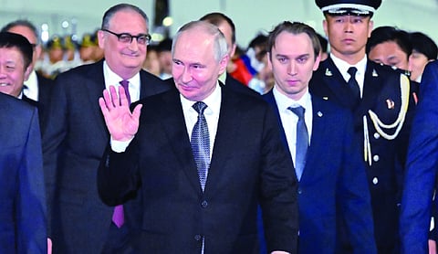 Putin arrives in China for talks with Xi after Trump’s visit