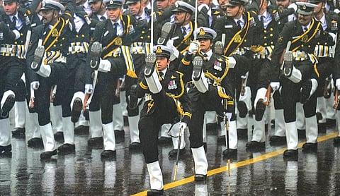 R-Day full dress rehearsal held amidst rain, flypast cancelled