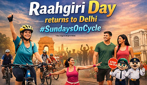 Raahgiri Day returns to Delhi with #SundaysOnCycle