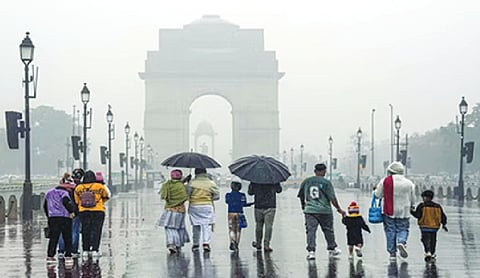 Rains, gusty winds sweep Capital