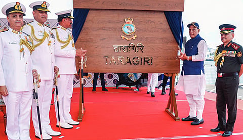Rajnath highlights Navy’s role in securing trade routes