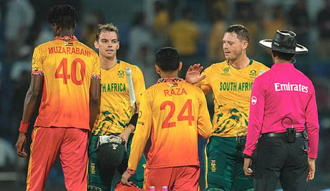 Raza steals spotlight in losing game against Proteas