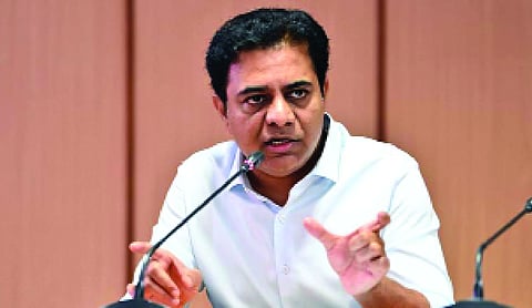 Release Nagarjuna Sagar water or I will march again: KTR warns Telangana Govt