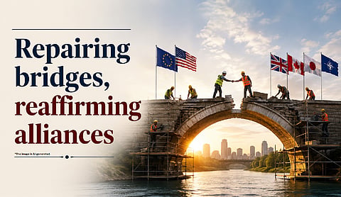 Repairing bridges, reaffirming alliances