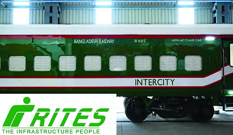 RITES exports first 18-coach rake to Bangladesh Railway