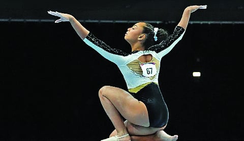 Rivera rallies to capture second straight US women’s gymnastics title