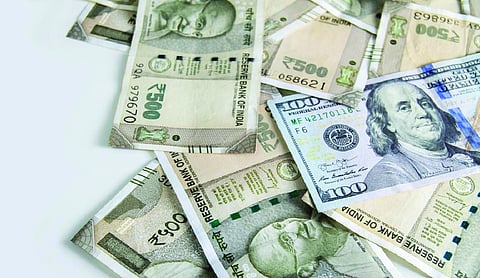 Rupee rises 6 paise to settle at 95.39 against US dollar