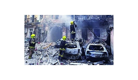 Russia, Ukraine exchange overnight strikes that leave 7 dead, many injured