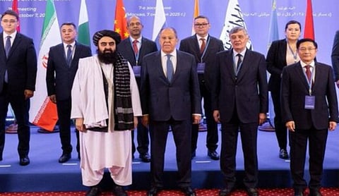 **Caption:** Russia hosts talks on Afghanistan with the Taliban, India and other regional powers.