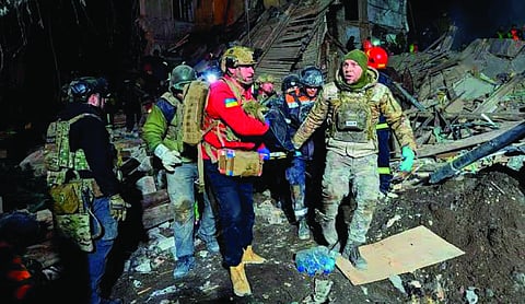 Russian missile attacks kill 15 in Ukraine