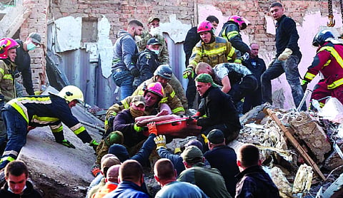 Russian missiles, drones kill 24 across Ukraine: Officials