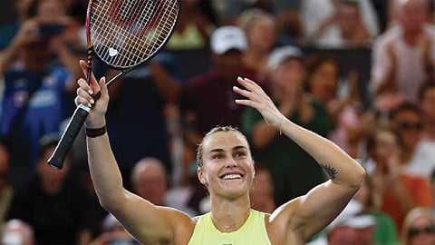 Sabalenka wins Brisbane final amid frosty exchange with Kostyuk