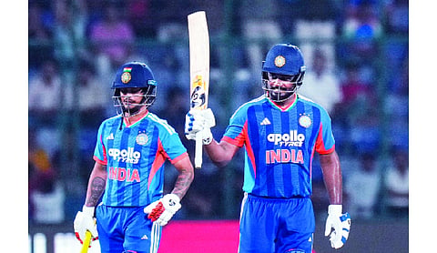 Samson, Nitish star as India thrash Afghanistan by 7 wickets to clinch series