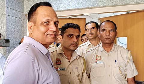 AAP leader Satyendar Jain, who was granted bail in the Delhi Jal Board corruption case. PTI photo