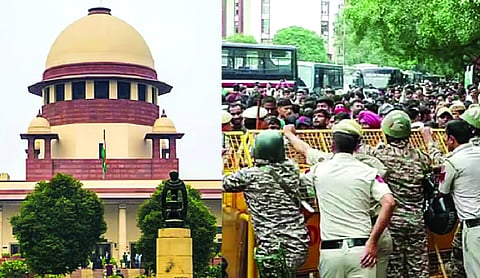 SC on protests: Law enforcement agencies must show restraint