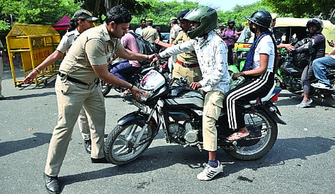 Scooty rides, long walks and detours to reach protest site