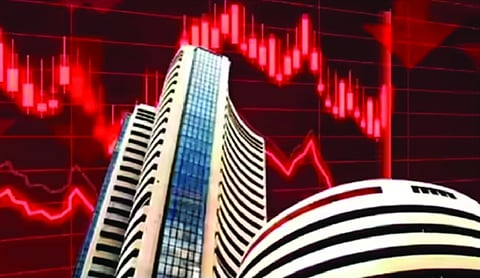 Selloff in IT stocks; Sensex down 600 points