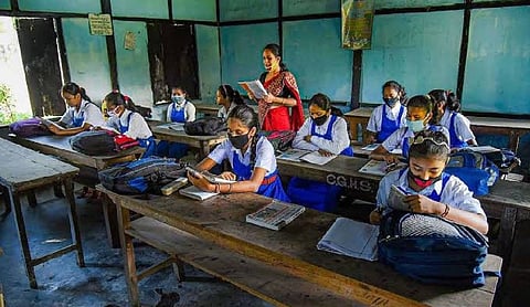 Representational image: Students in a classroom.