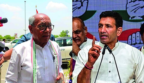 Show of unity fails to quell Congress infighting in MP