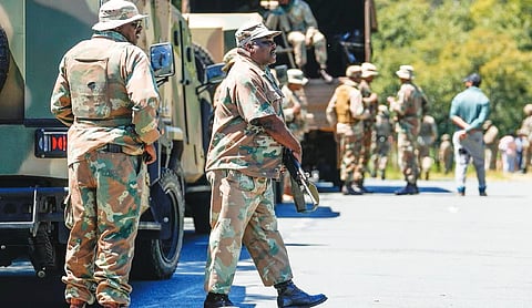 South Africa deploys troops to tackle crime