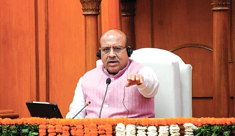 Speaker says Guru-remark row made it impossible to conduct business
