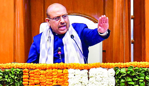Speaker Vijender refutes Atishi’s mask expulsion claims